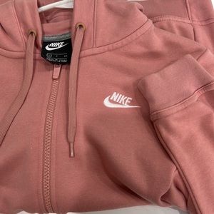 NEW Size s baby pink Nike zip up